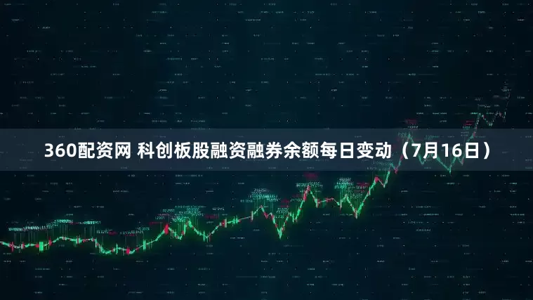 360配资网 科创板股融资融券余额每日变动（7月16日）